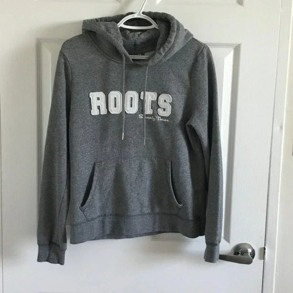 Roots 73 Athletics Original hooded kangaroo 80% Cotton Hoodie | Gray | Size M - Picture 1 of 8